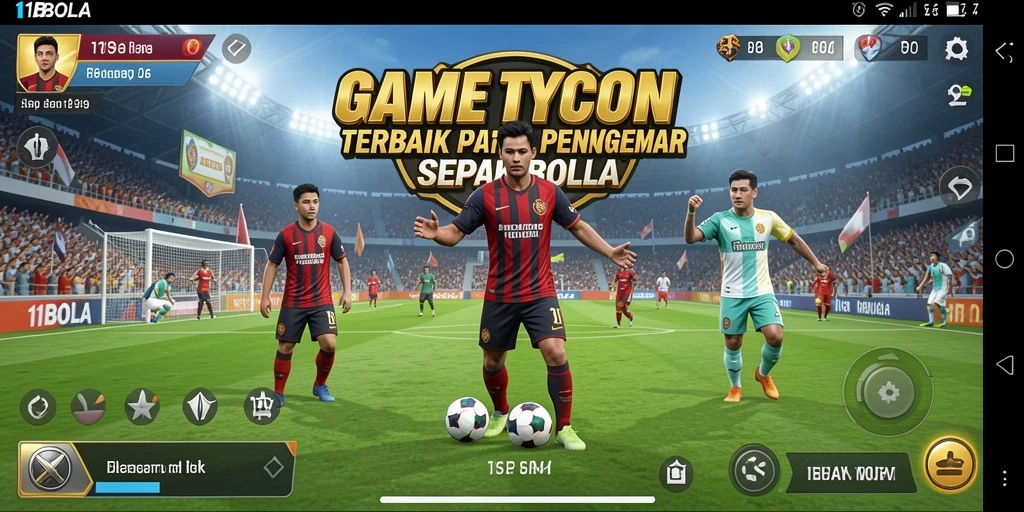 Gameplay seru dan menantang dalam 11BOLA sebagai game Tycoon.