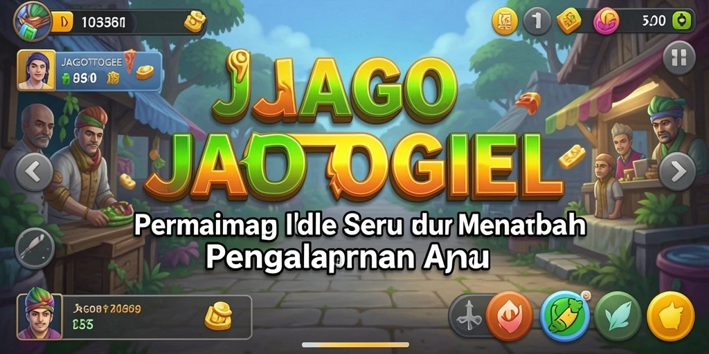 Screenshot menunjukkan tampilan gameplay seru di JAGOTOGEL.