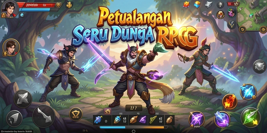Tampilan gameplay JIN69 yang menakjubkan dalam petualangan RPG.