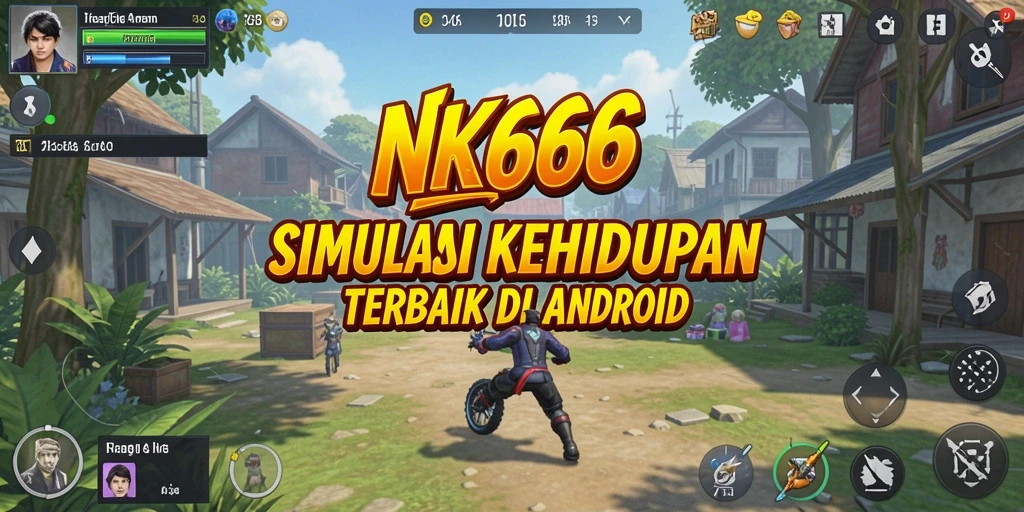 Tangkapan layar NK666 menampilkan gameplay simulasi kehidupan yang mendalam.
