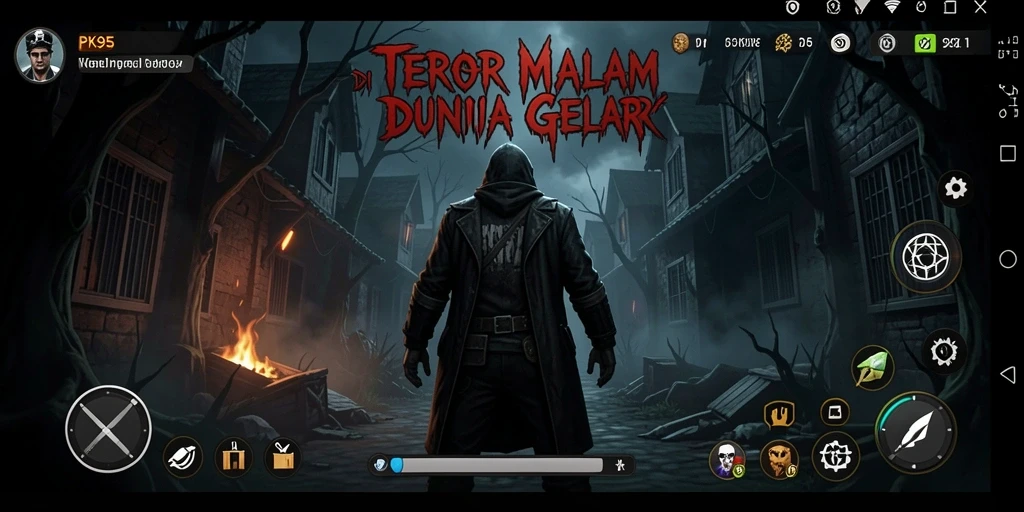 Screeenshot gameplay PK95 menampilkan suasana mencekam dan ketegangan yang mendebarkan.