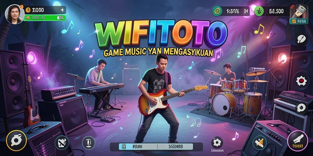 Tampilan gameplay menarik dari WIFITOTO dengan berbagai musik.